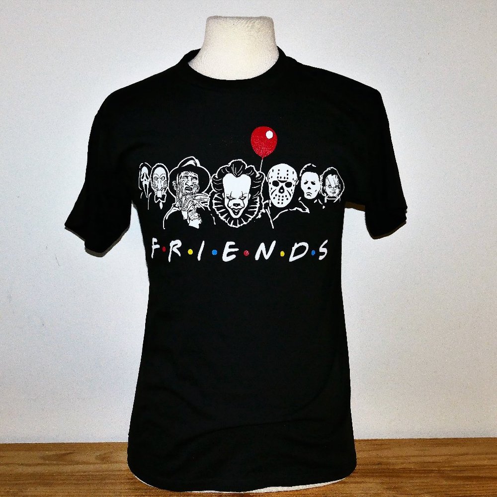 Killer FRIENDS Mens Size Black Cotton TShirt sz M